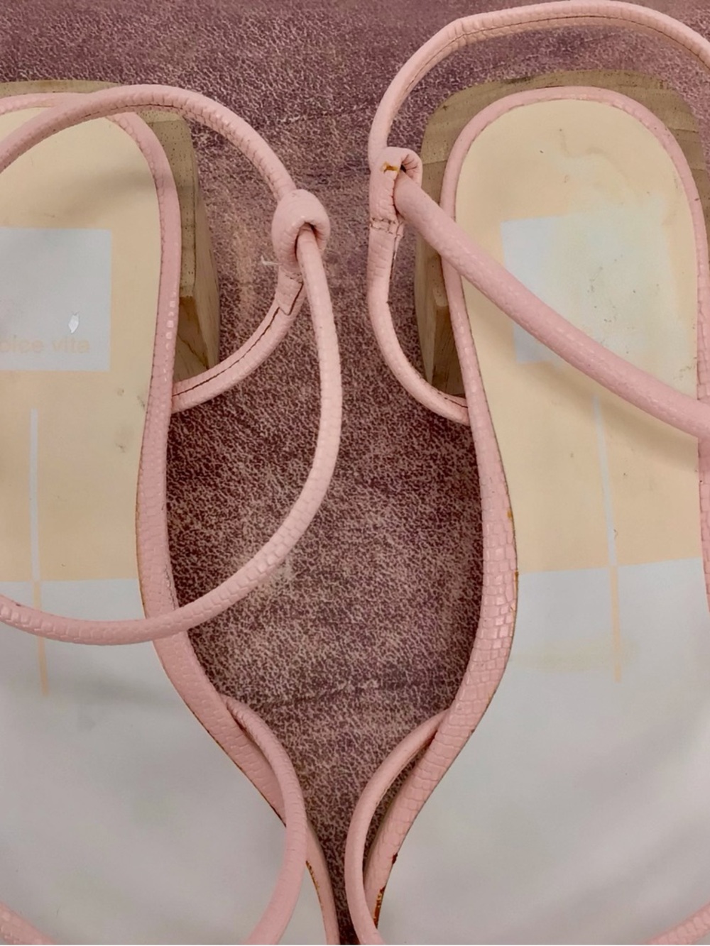 Dolce Vita Women's Light Pink Zayla Heeled Strappy Block Sandal Size 8 - Picture 3 of 12